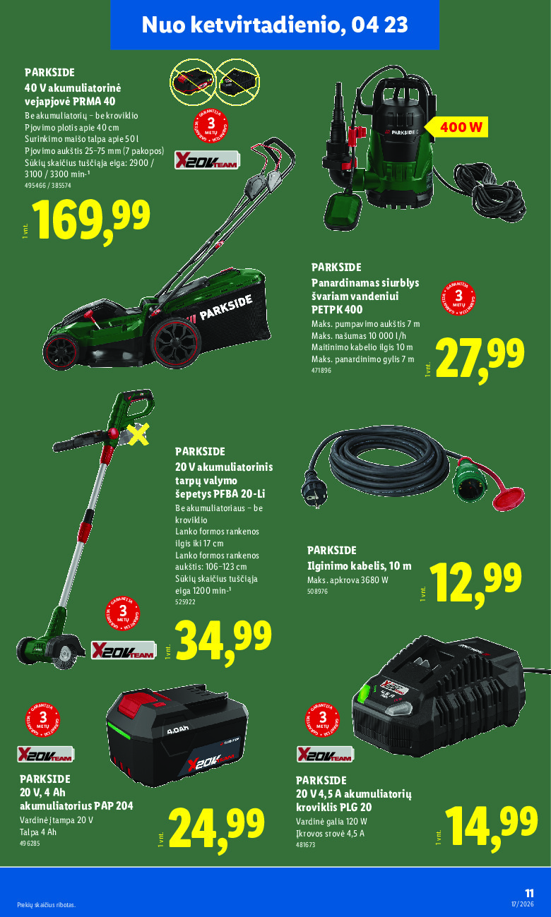 NE MAISTO PREKIŲ PASIŪLYMAI (2026-04-20 - 2026-04-26) | 11