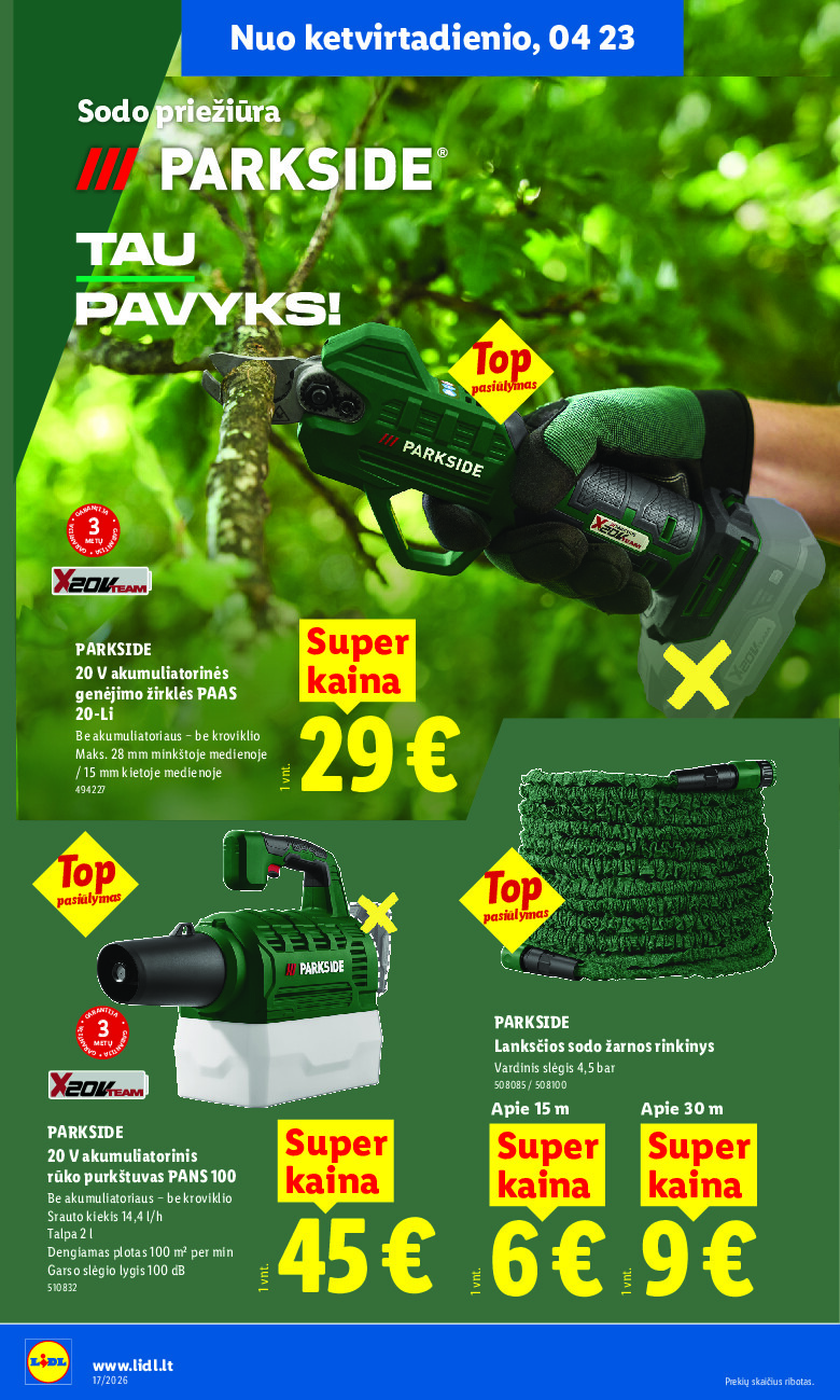NE MAISTO PREKIŲ PASIŪLYMAI (2026-04-20 - 2026-04-26) | 10