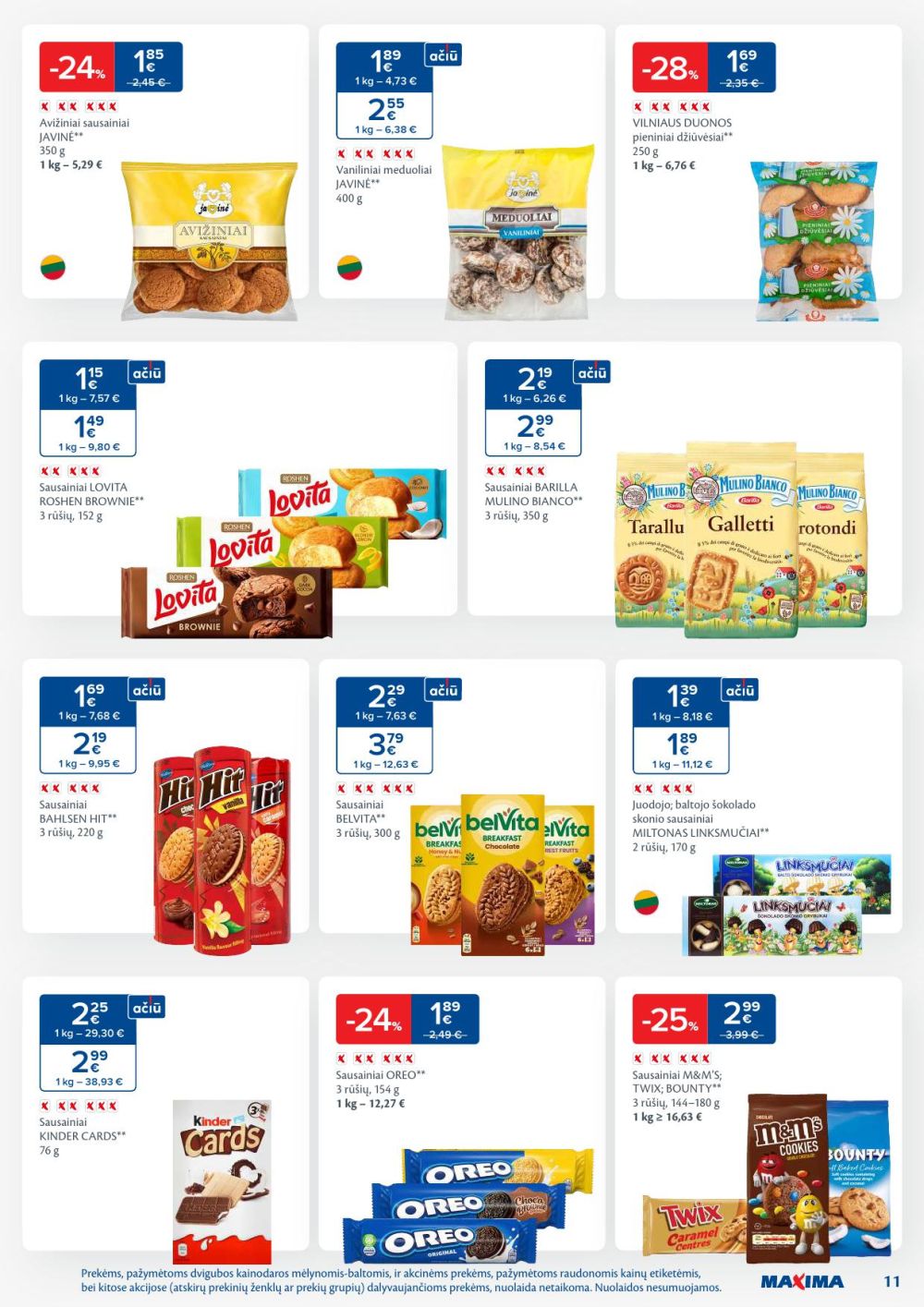 MAXIMA - Kaininis leidinys Nr.48 (2025 11 25 - 2025 12 01) | 11