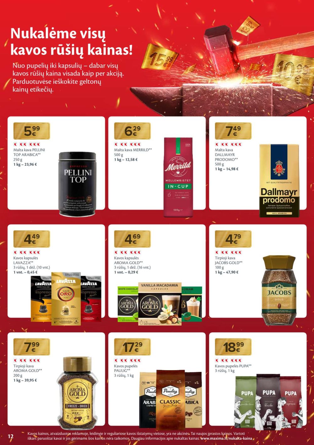 MAXIMA - Kaininis leidinys Nr.48 (2025 11 25 - 2025 12 01) | 12