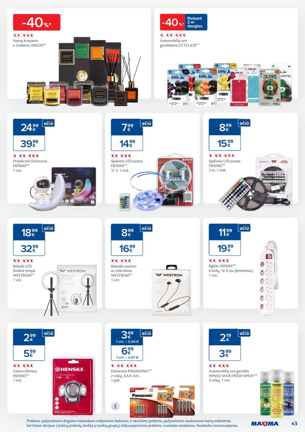 MAXIMA - Kaininis leidinys Nr.48 (2025 11 25 - 2025 12 01) | 43