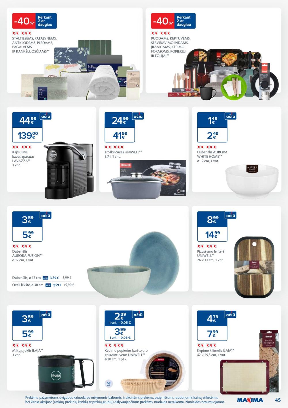 MAXIMA - Kaininis leidinys Nr.48 (2025 11 25 - 2025 12 01) | 45