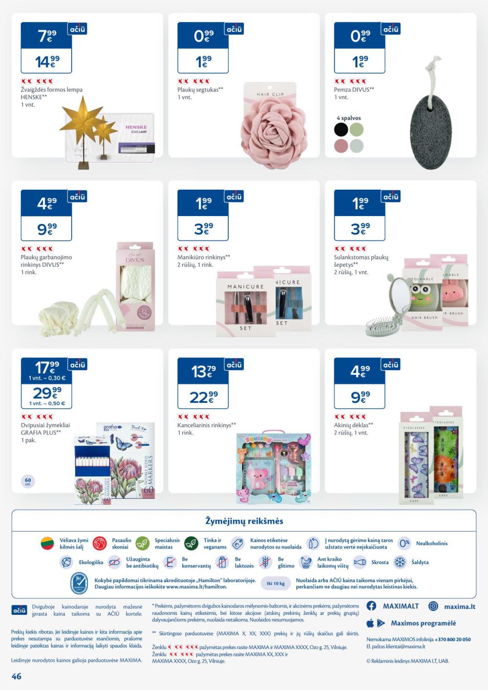 MAXIMA - Kaininis leidinys Nr.48 (2025 11 25 - 2025 12 01) | 46