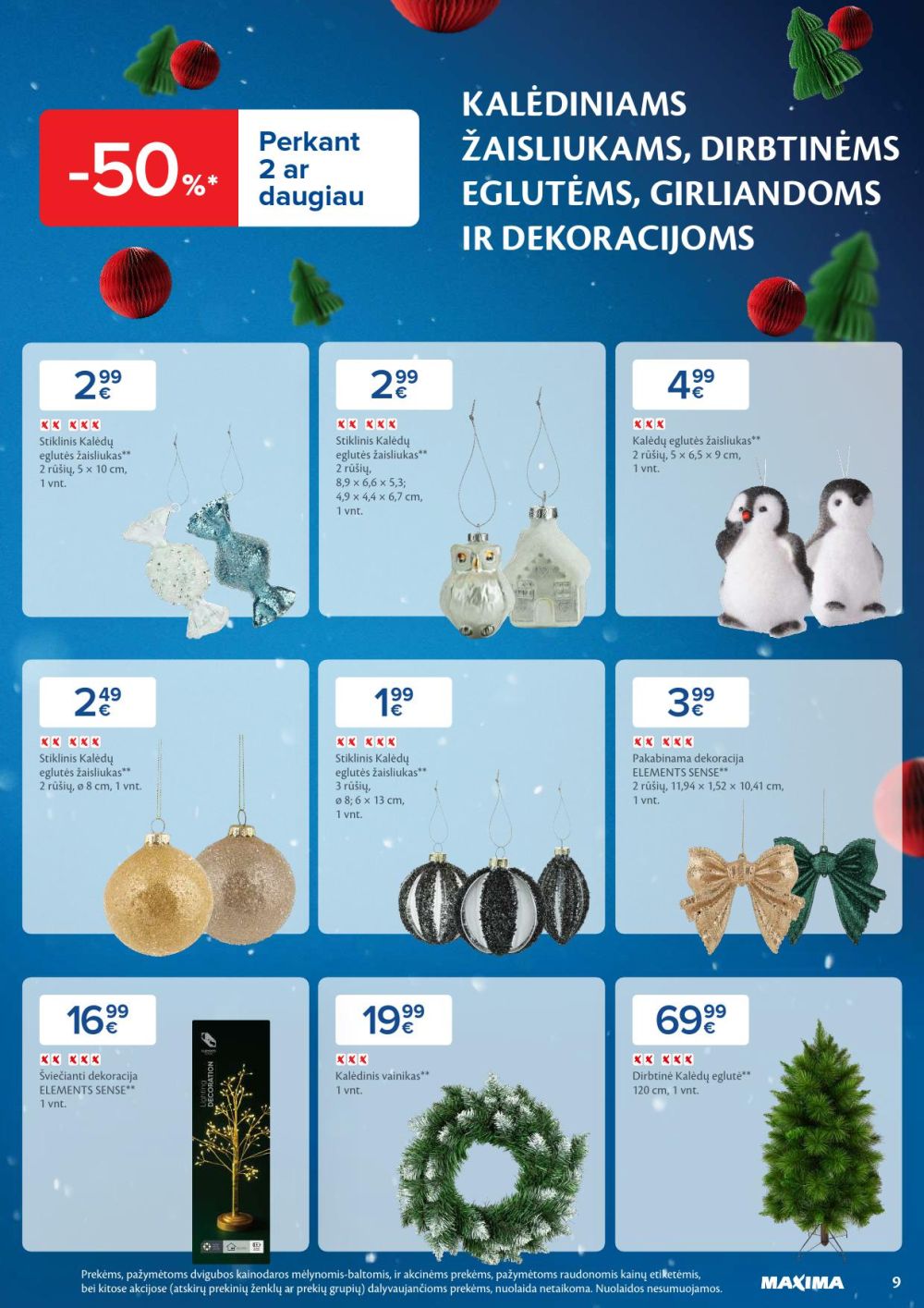 MAXIMA - Kaininis leidinys Nr.48 (2025 11 25 - 2025 12 01) | 9