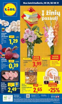 LIDL - Maisto prekių pasiūlymai (2025 08 28 - 2025 08 31)