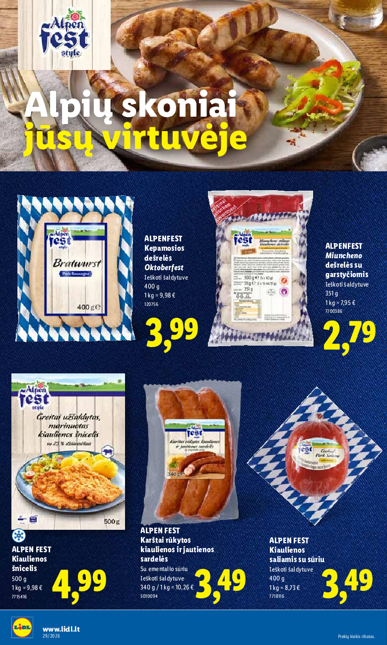 MAISTO PREKIŲ PASIŪLYMAI (2026-07-13 - 2026-07-19) | 12