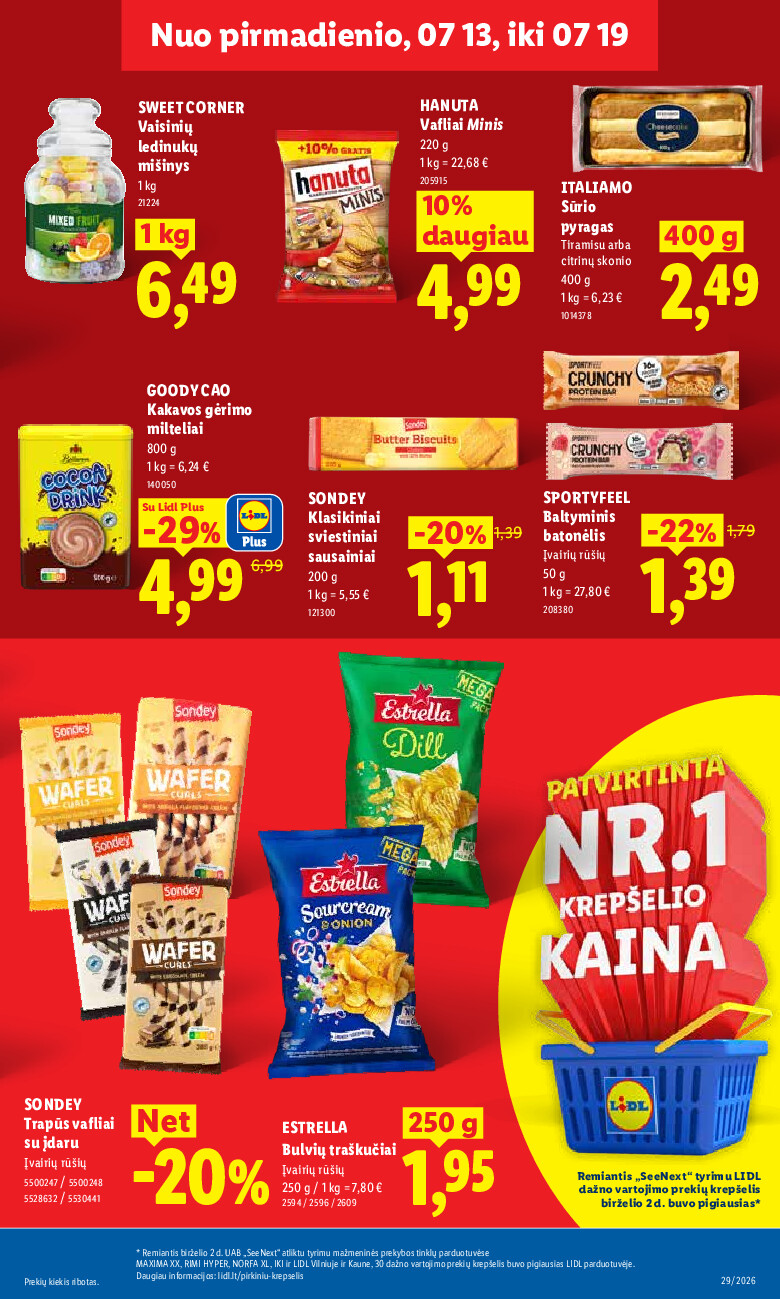 MAISTO PREKIŲ PASIŪLYMAI (2026-07-13 - 2026-07-19) | 21