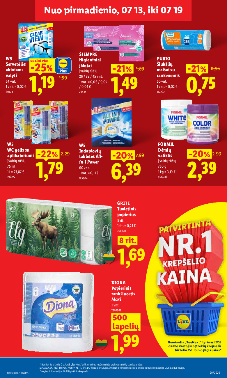 MAISTO PREKIŲ PASIŪLYMAI (2026-07-13 - 2026-07-19) | 23