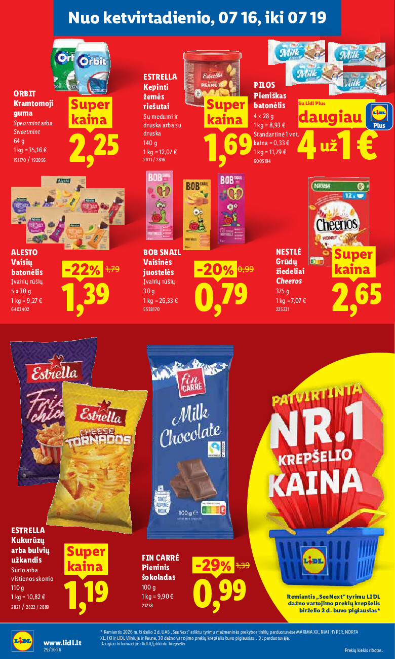 MAISTO PREKIŲ PASIŪLYMAI (2026-07-13 - 2026-07-19) | 34
