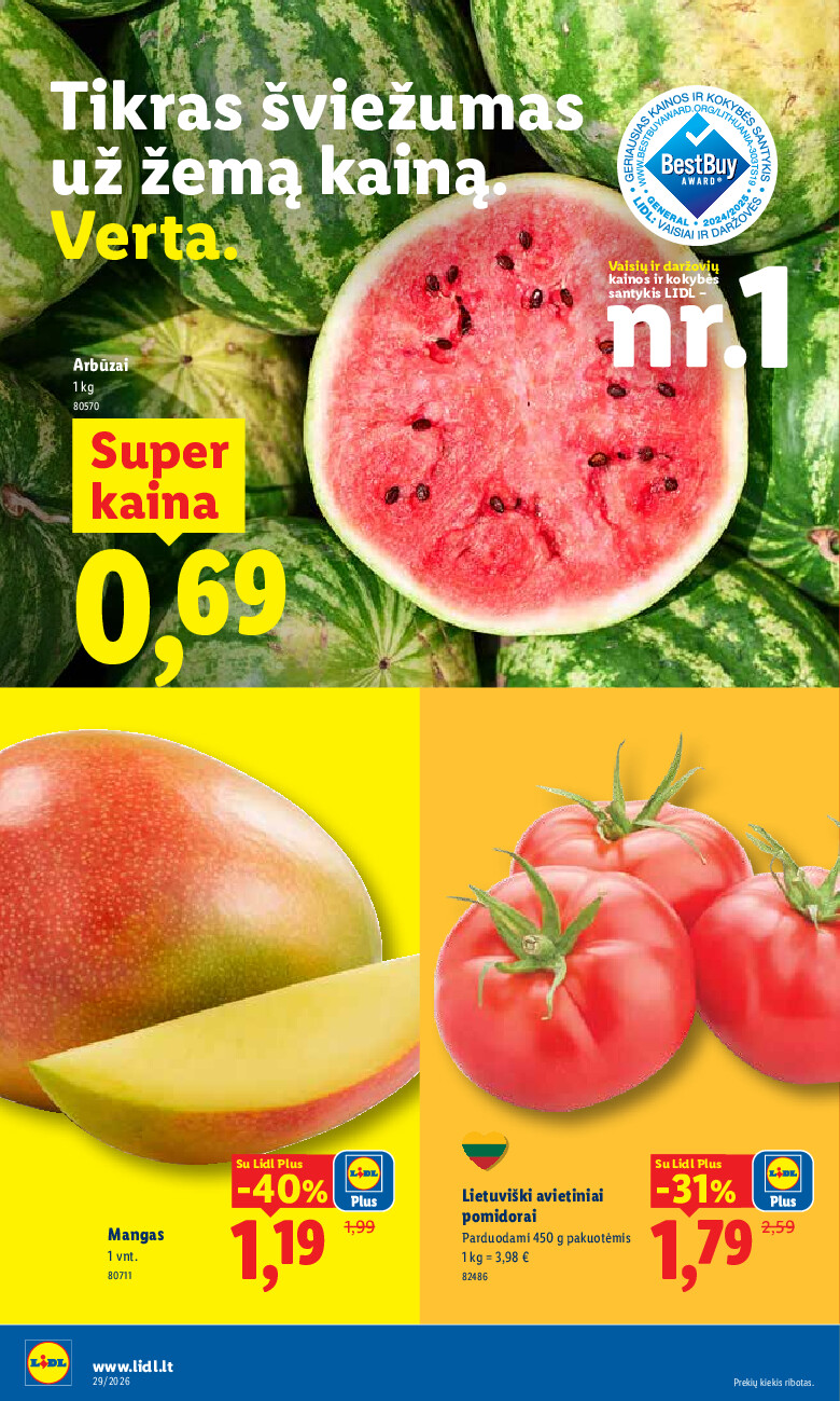 MAISTO PREKIŲ PASIŪLYMAI (2026-07-13 - 2026-07-19) | 36