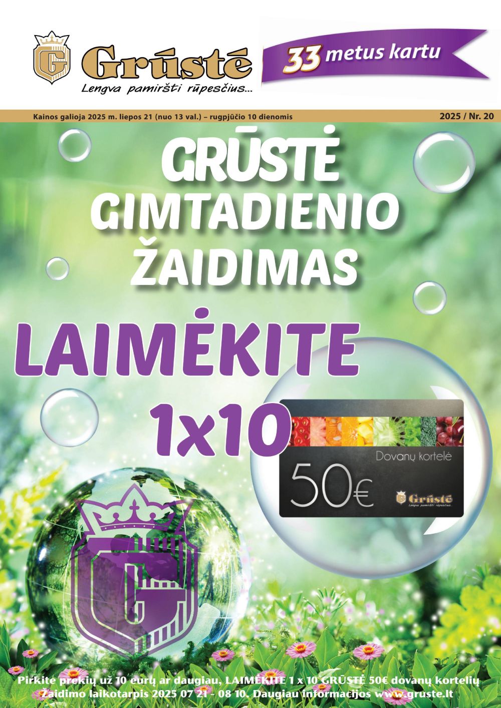 GRŪSTĖ - Leidinys Nr.20 (2025 07 21 - 2025 08 10) | 1