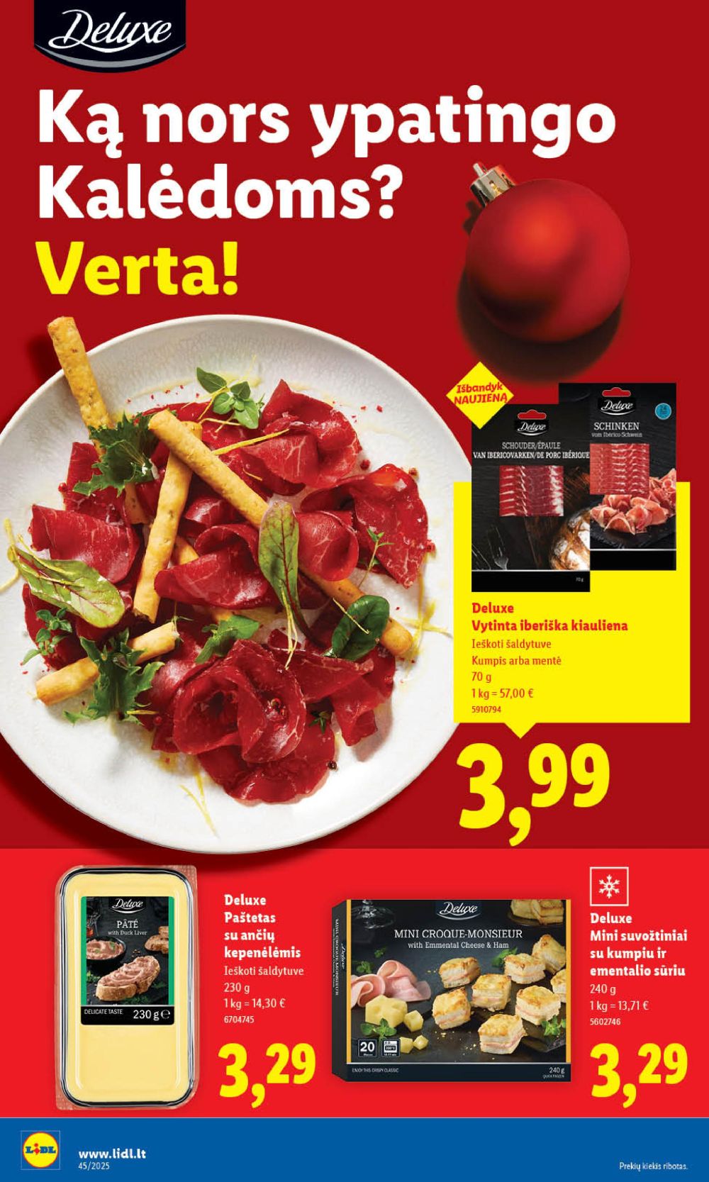 LIDL - Maisto prekių pasiūlymai (2025 11 03 - 2025 11 09) | 18