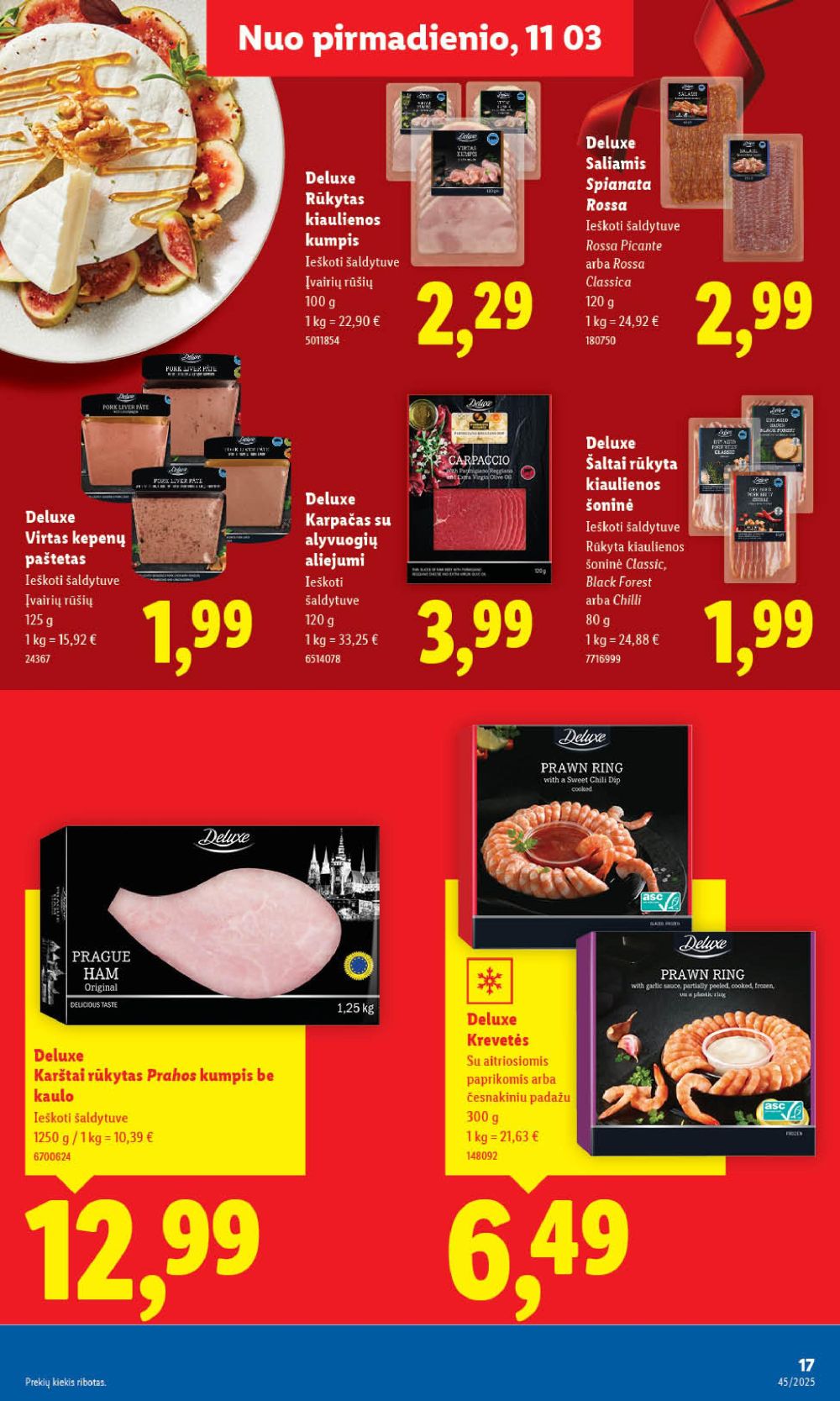 LIDL - Maisto prekių pasiūlymai (2025 11 03 - 2025 11 09) | 19