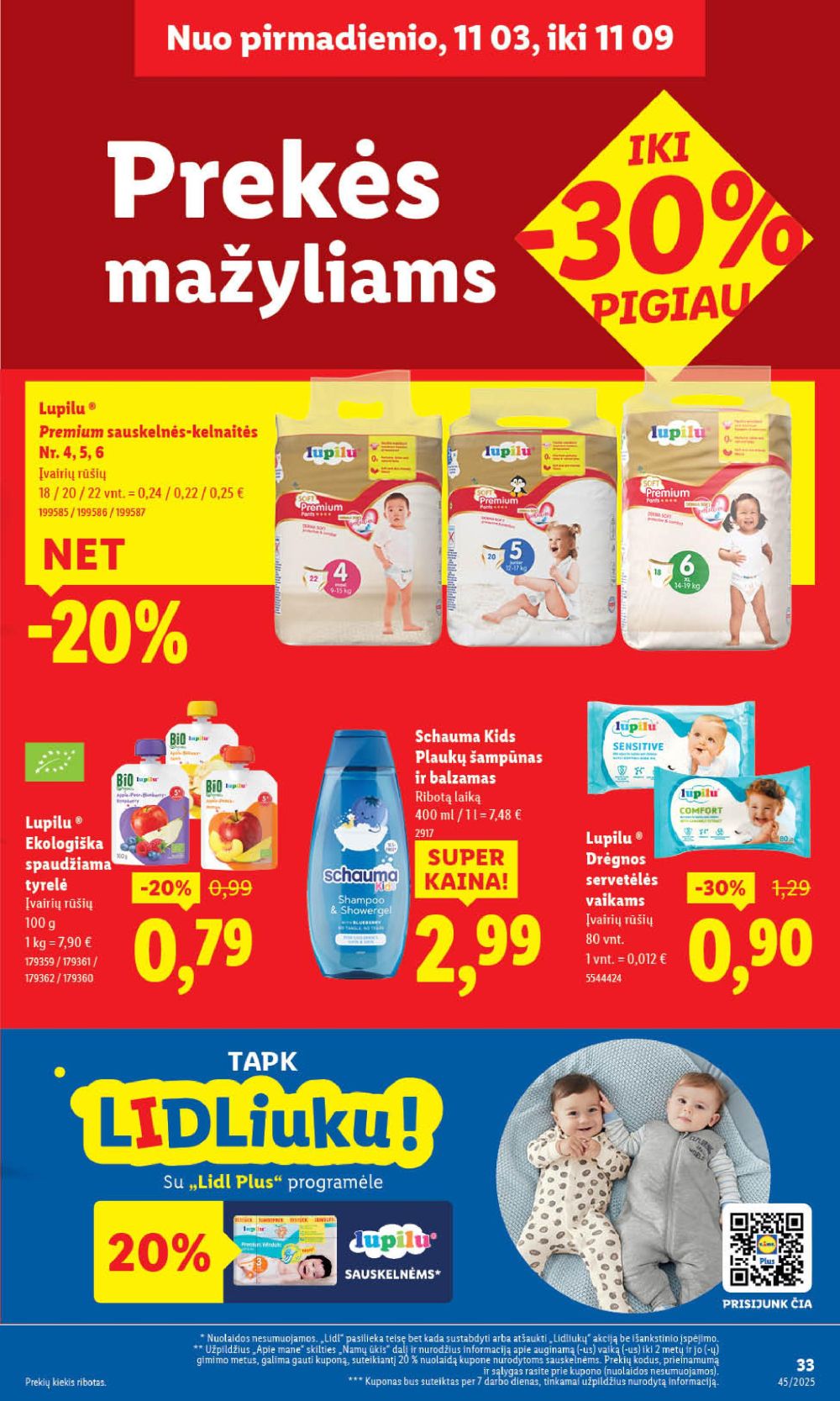 LIDL - Maisto prekių pasiūlymai (2025 11 03 - 2025 11 09) | 43