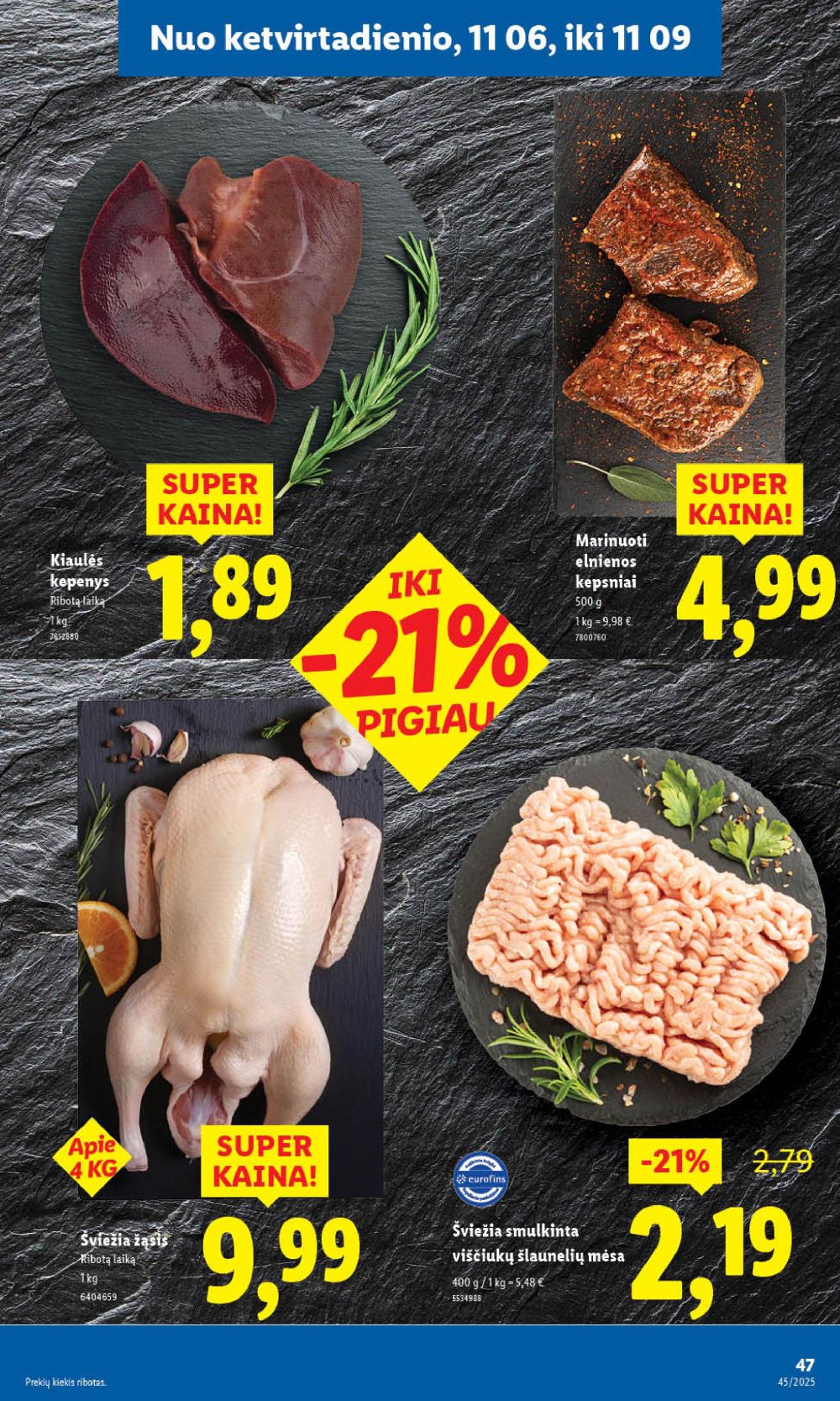 LIDL - Maisto prekių pasiūlymai (2025 11 03 - 2025 11 09) | 57