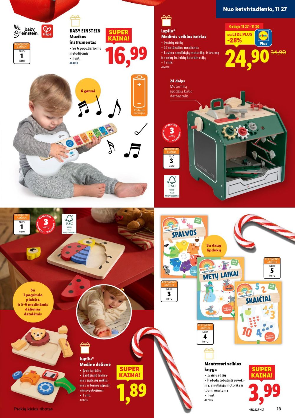 LIDL - ŽAISLŲ KATALOGAS | 13