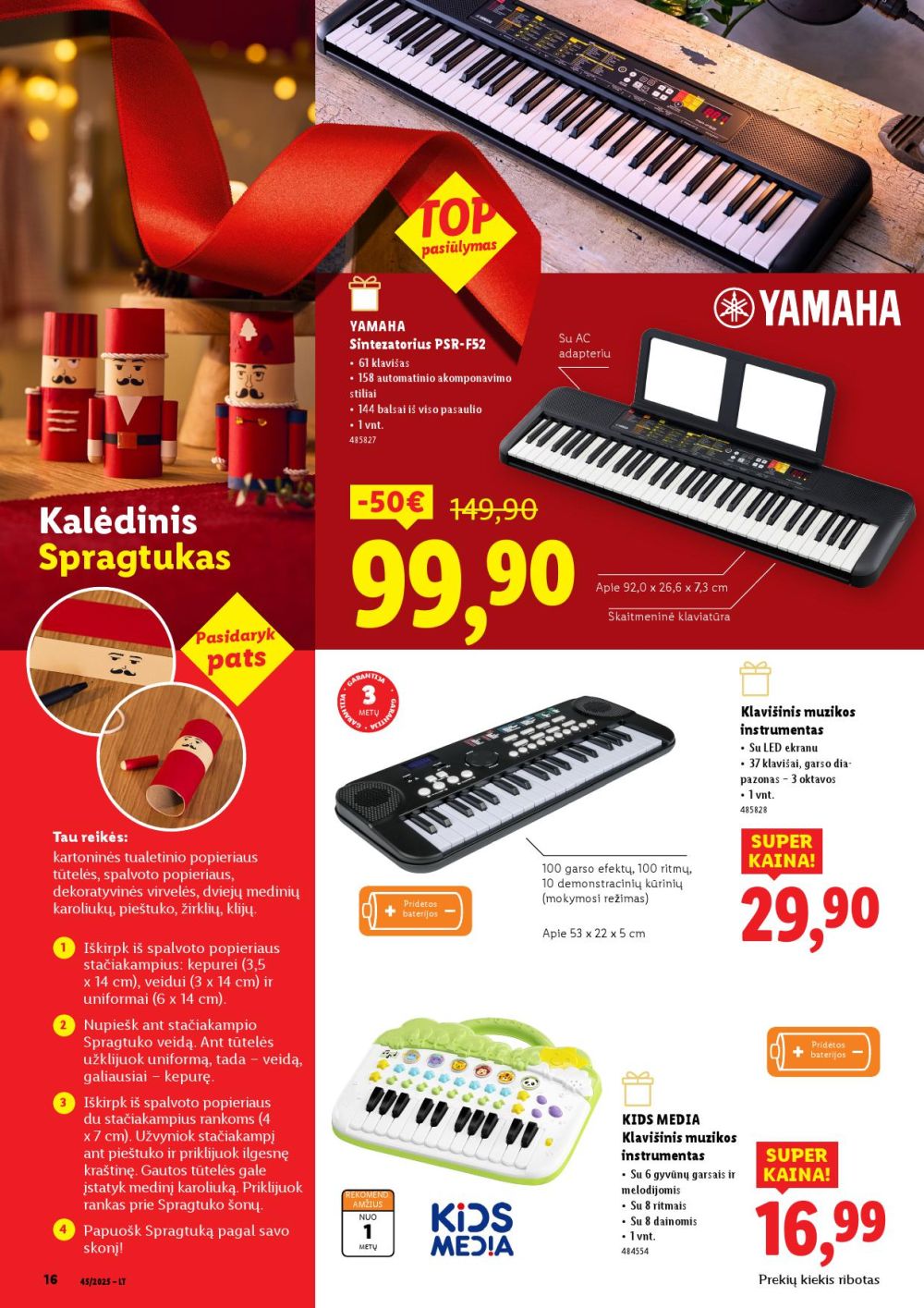 LIDL - ŽAISLŲ KATALOGAS | 16