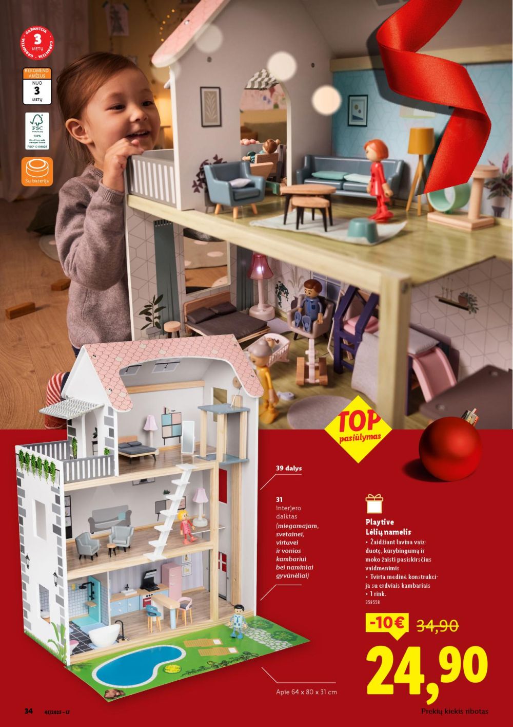 LIDL - ŽAISLŲ KATALOGAS | 34