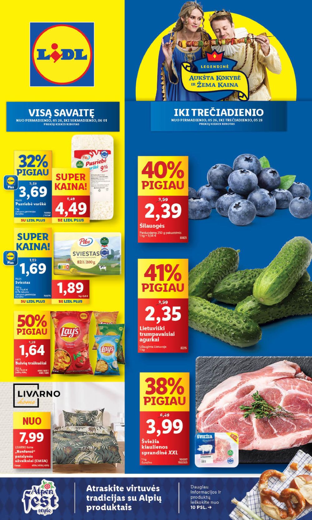 LIDL - Maisto prekių pasiūlymai (2025 05 26 - 2025 06 01) | 1