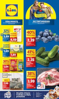 LIDL - Maisto prekių pasiūlymai (2025 05 26 - 2025 06 01)