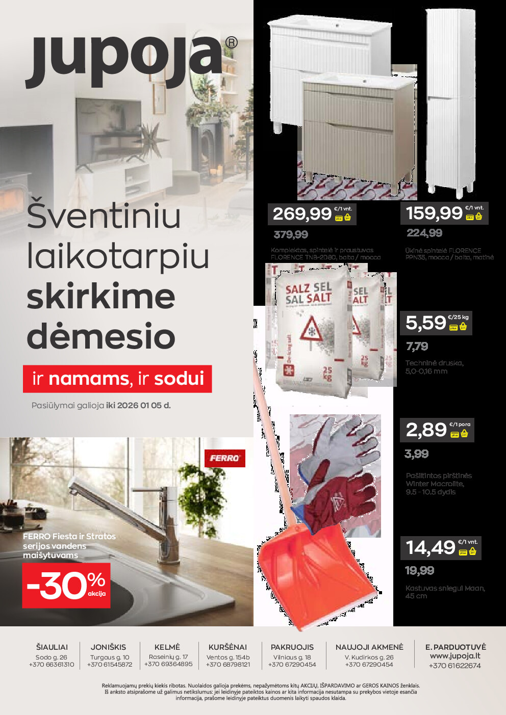 JUPOJA - Pasiruošk šventėms pigiau! (2025-11-04 - 2025-12-01) | 28