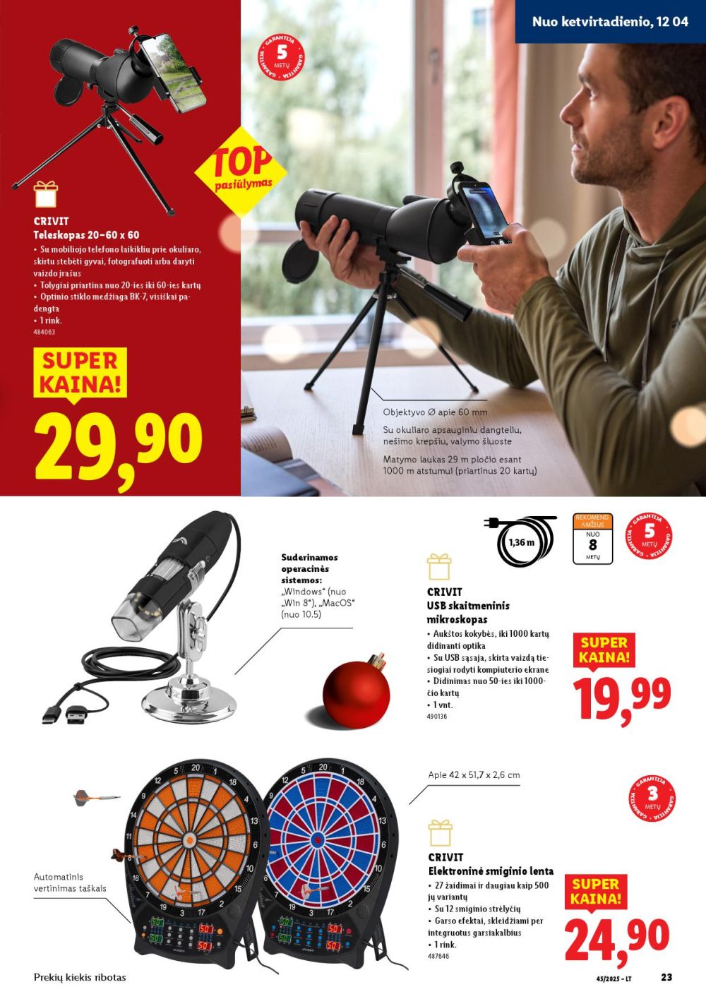 LIDL - ŽAISLŲ KATALOGAS | 23