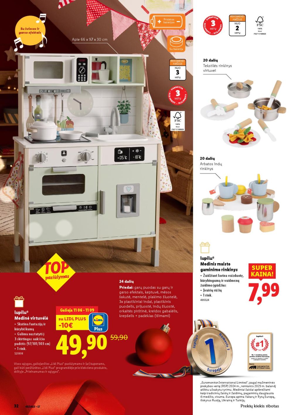 LIDL - ŽAISLŲ KATALOGAS | 32