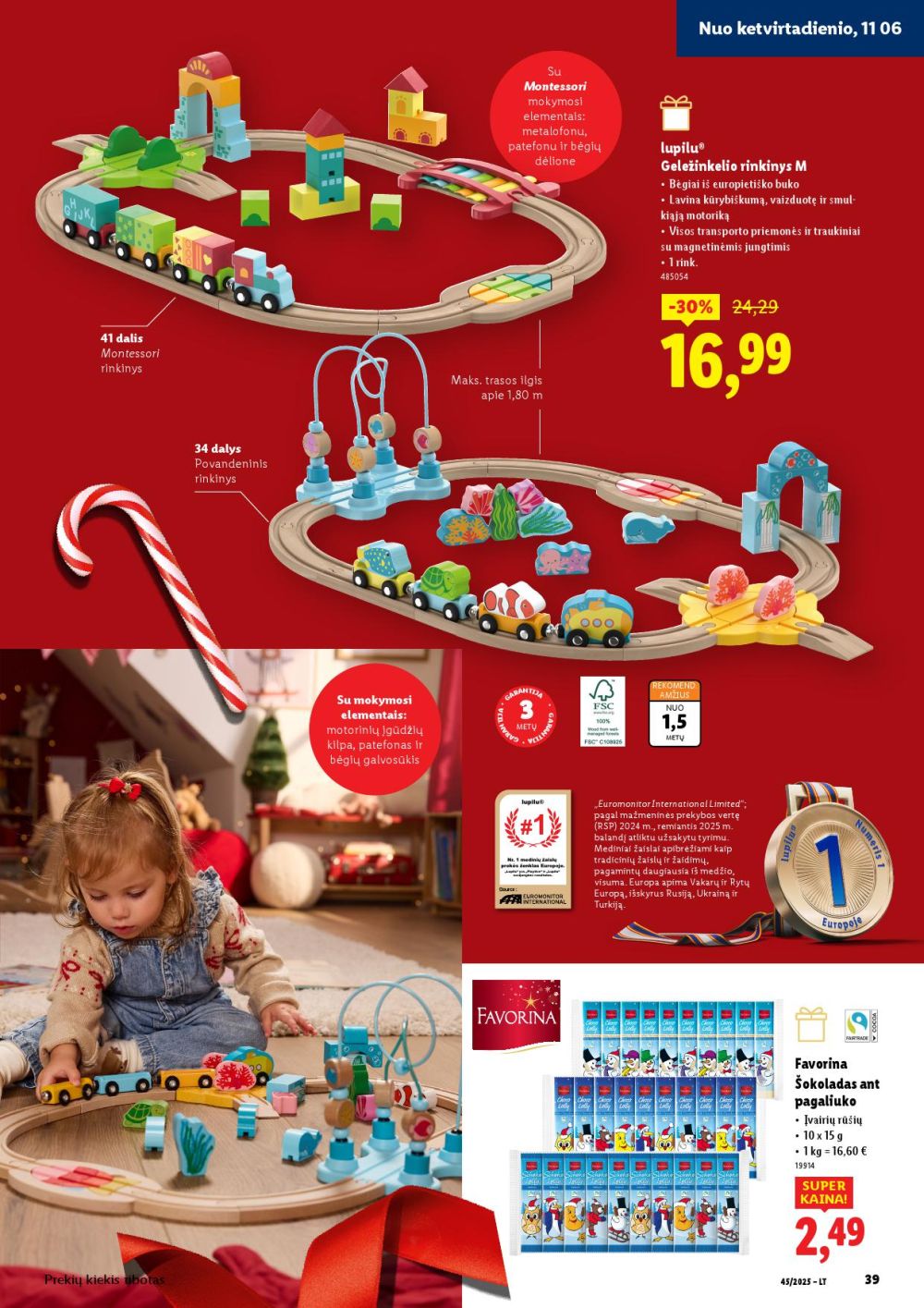 LIDL - ŽAISLŲ KATALOGAS | 39