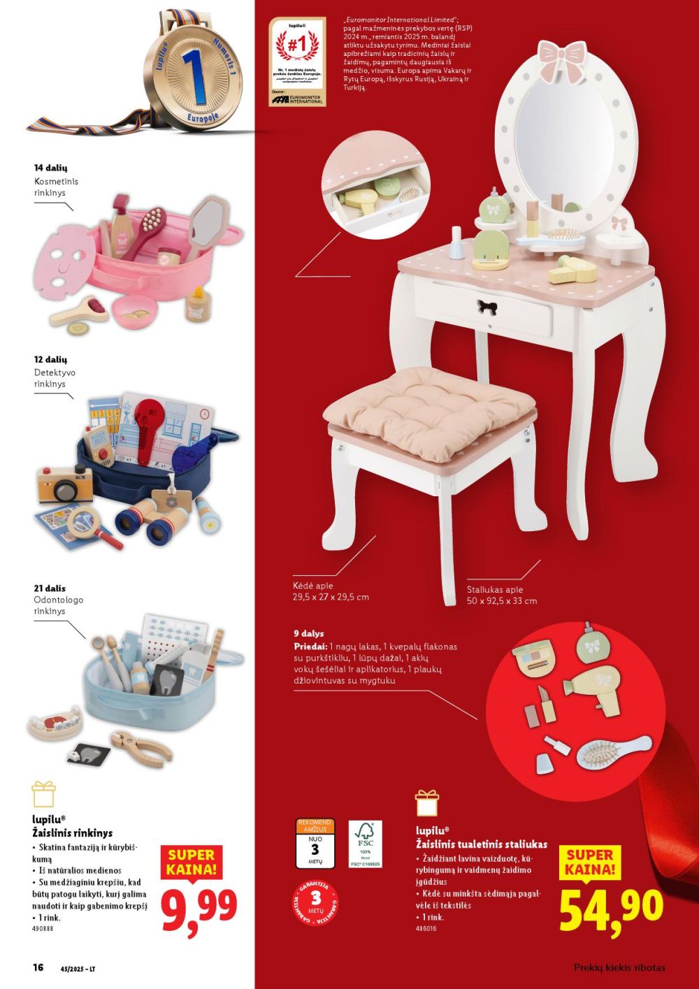 LIDL - ŽAISLŲ KATALOGAS | 42