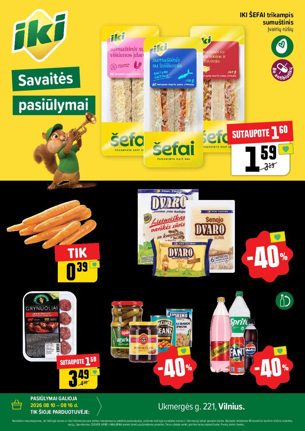 Specialūs pasiūlymai IKI Pikas parduotuvės klientams (2026-08-10 - 2026-08-16) | 1