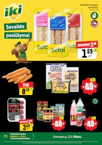 Specialūs pasiūlymai IKI Pikas parduotuvės klientams (2026-08-10 - 2026-08-16)