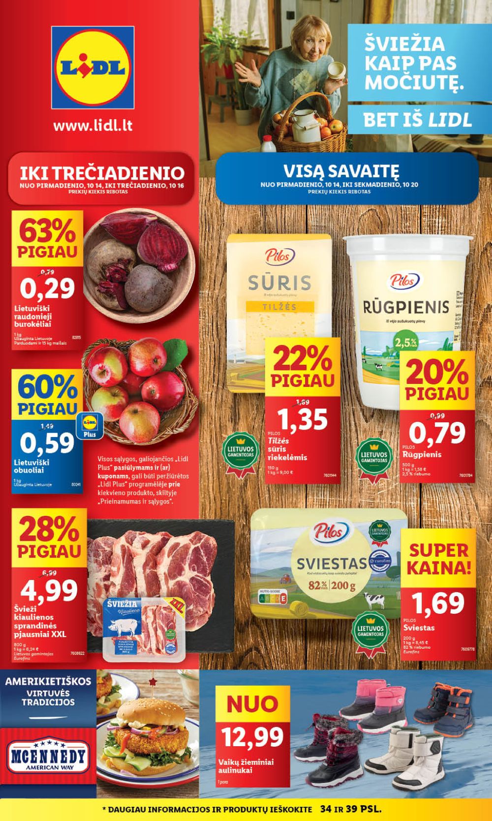 LIDL - Maisto prekių pasiūlymai (2024 10 14 - 2024 10 20) | 1