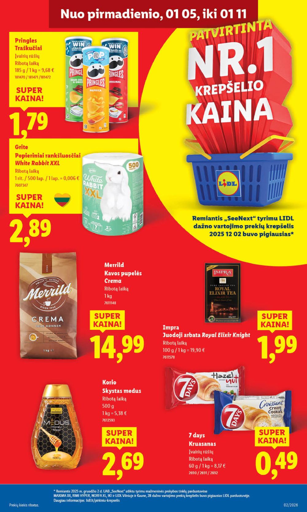LIDL - Maisto prekių pasiūlymai (2026 01 05 - 2026 01 11) | 13