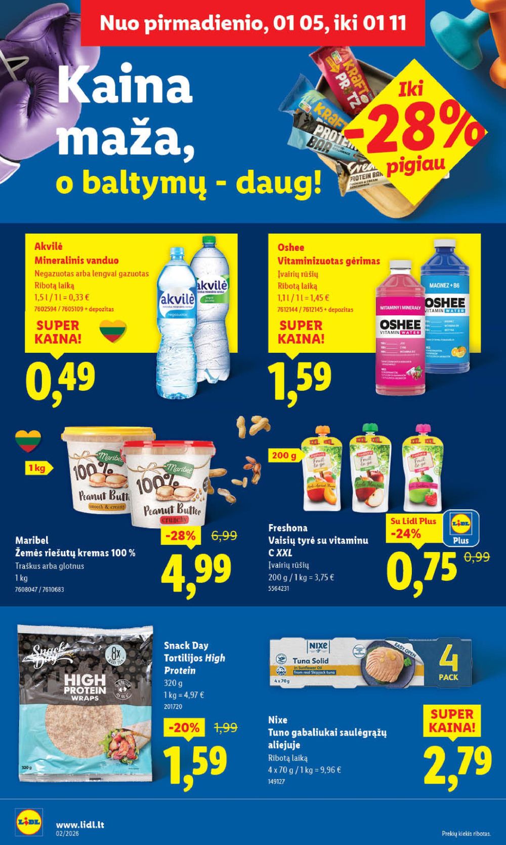 LIDL - Maisto prekių pasiūlymai (2026 01 05 - 2026 01 11) | 14