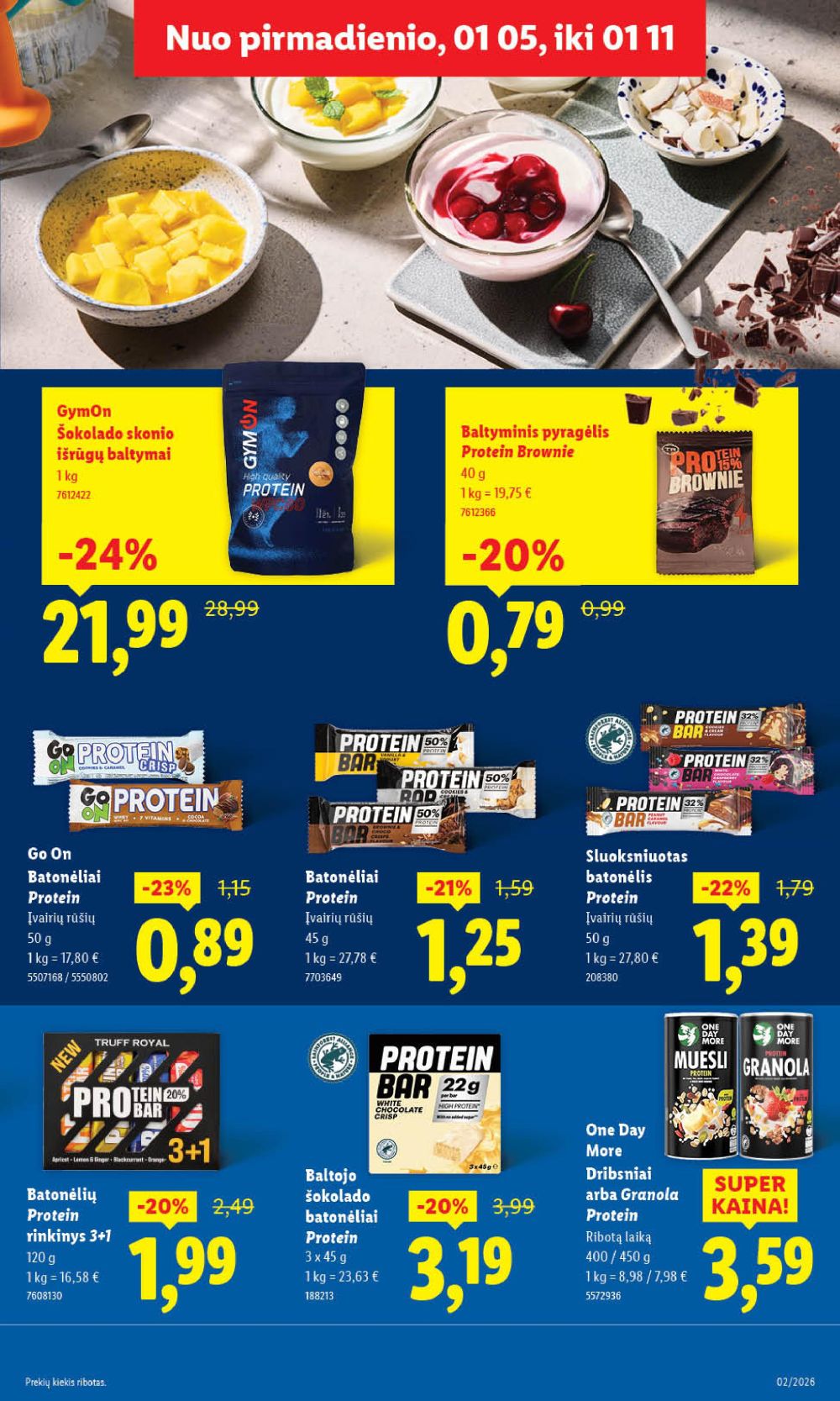 LIDL - Maisto prekių pasiūlymai (2026 01 05 - 2026 01 11) | 15