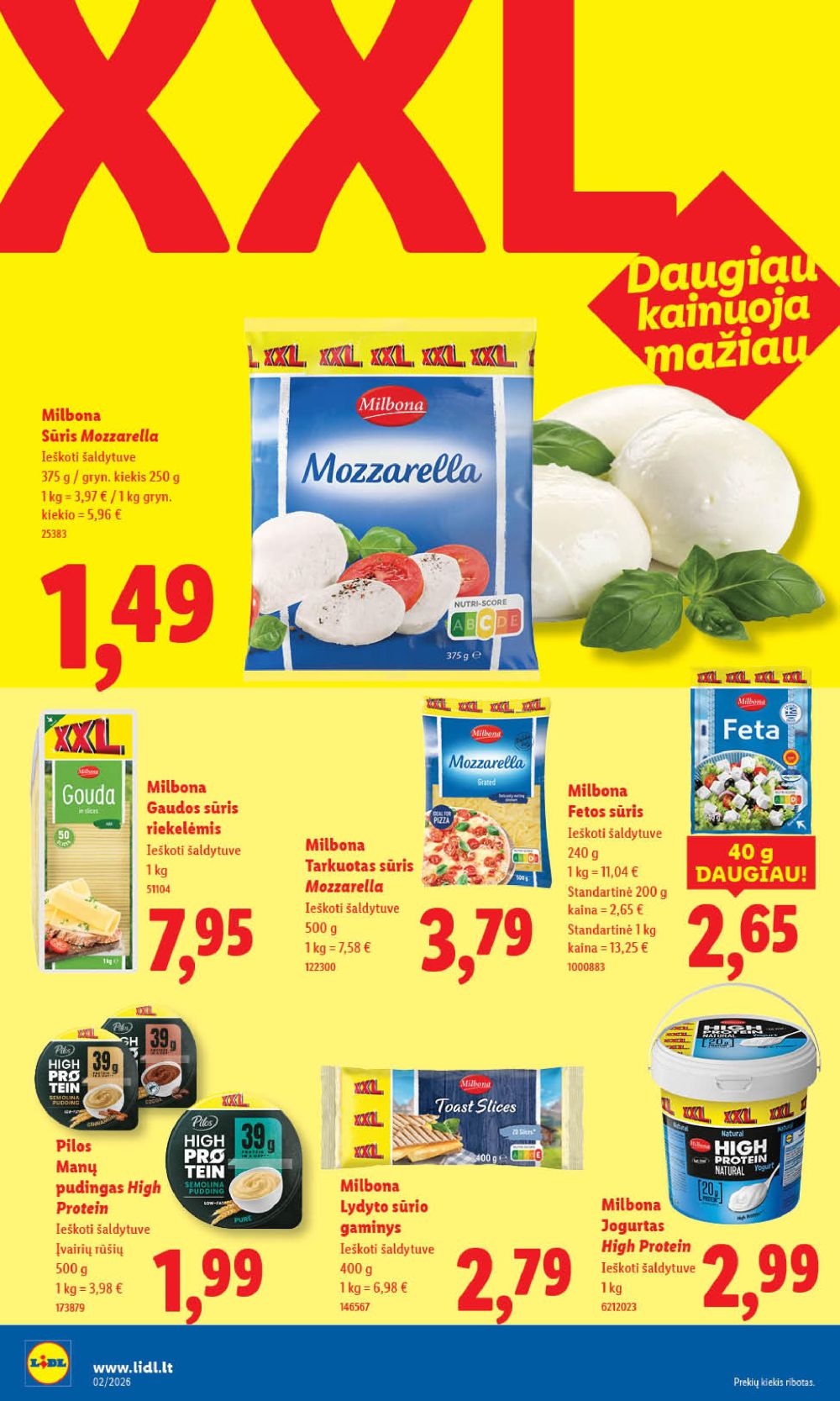 LIDL - Maisto prekių pasiūlymai (2026 01 05 - 2026 01 11) | 26