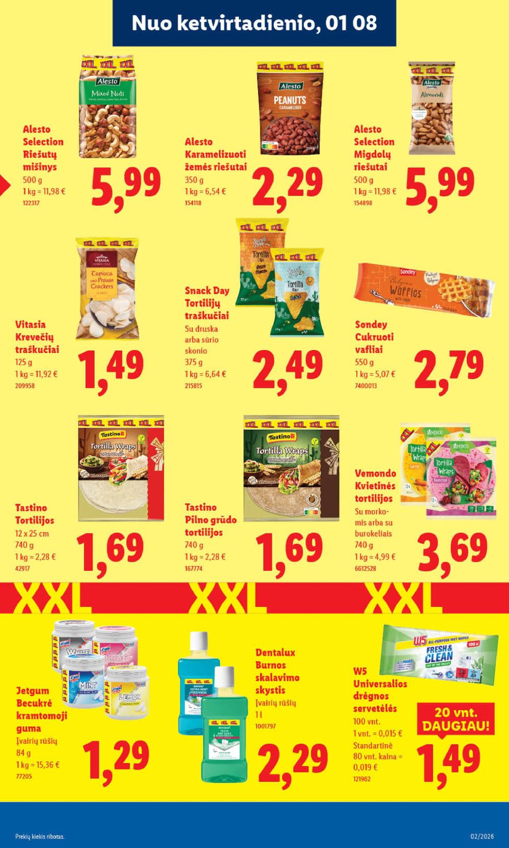 LIDL - Maisto prekių pasiūlymai (2026 01 05 - 2026 01 11) | 29