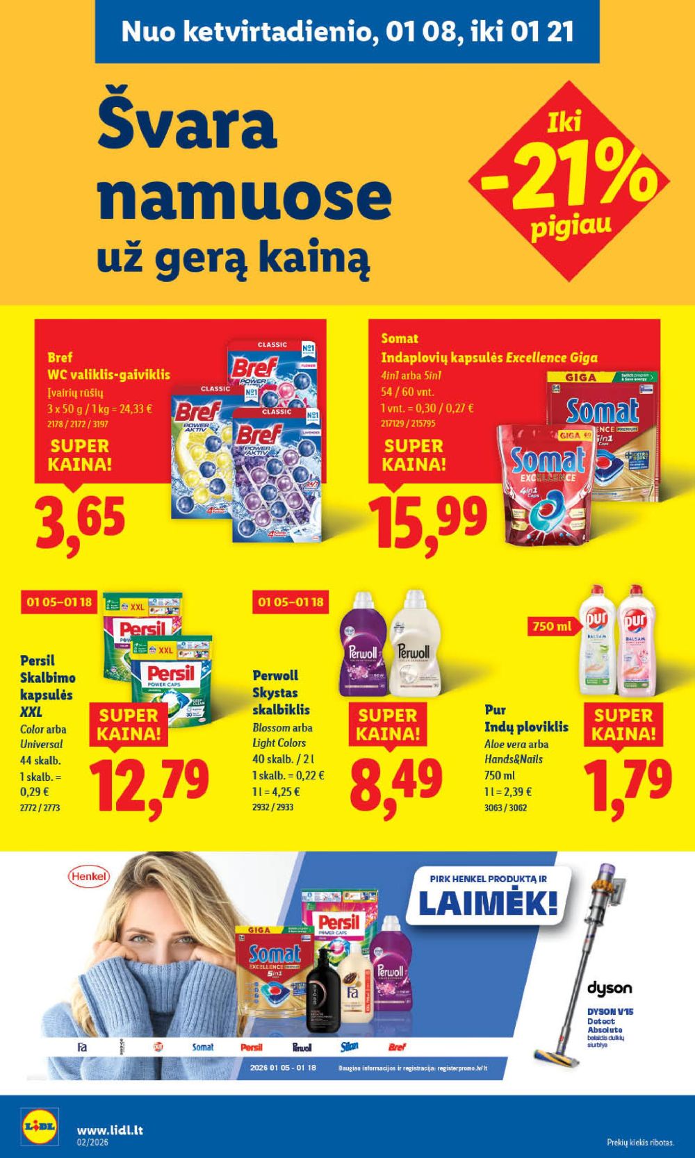 LIDL - Maisto prekių pasiūlymai (2026 01 05 - 2026 01 11) | 30
