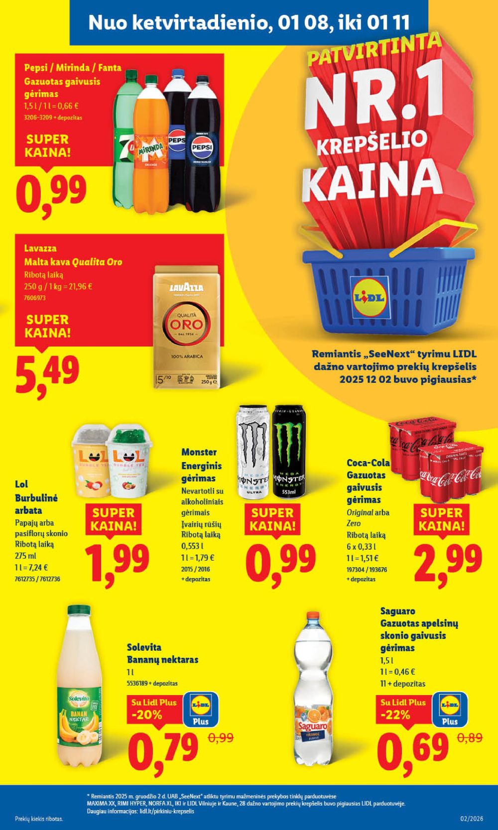 LIDL - Maisto prekių pasiūlymai (2026 01 05 - 2026 01 11) | 33