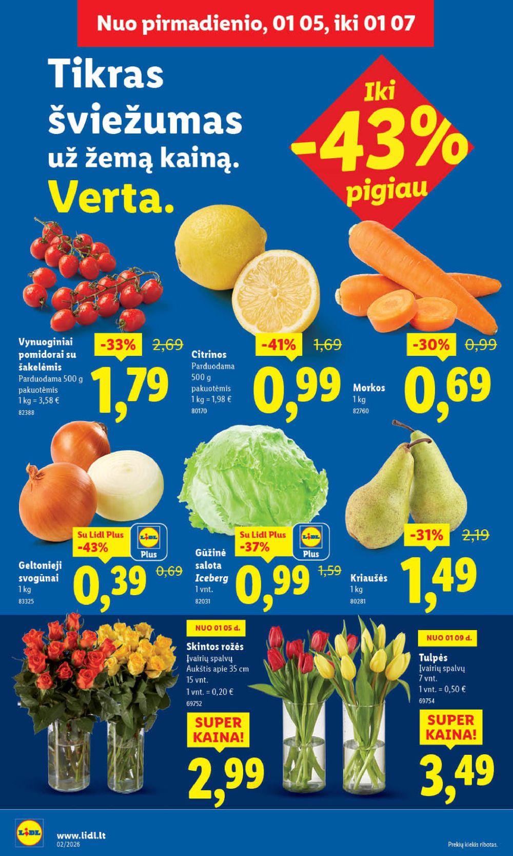 LIDL - Maisto prekių pasiūlymai (2026 01 05 - 2026 01 11) | 6