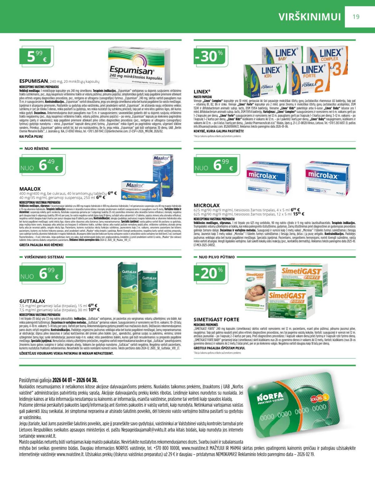 NVAISTINĖ (2026 04 01 - 2026 04 30) | 10