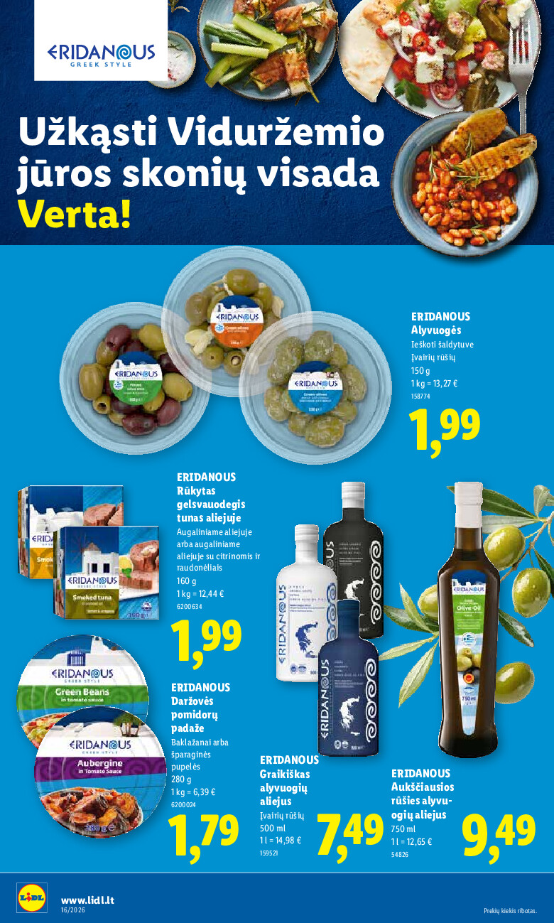 MAISTO PREKIŲ PASIŪLYMAI (2026-04-13 - 2026-04-19) | 12