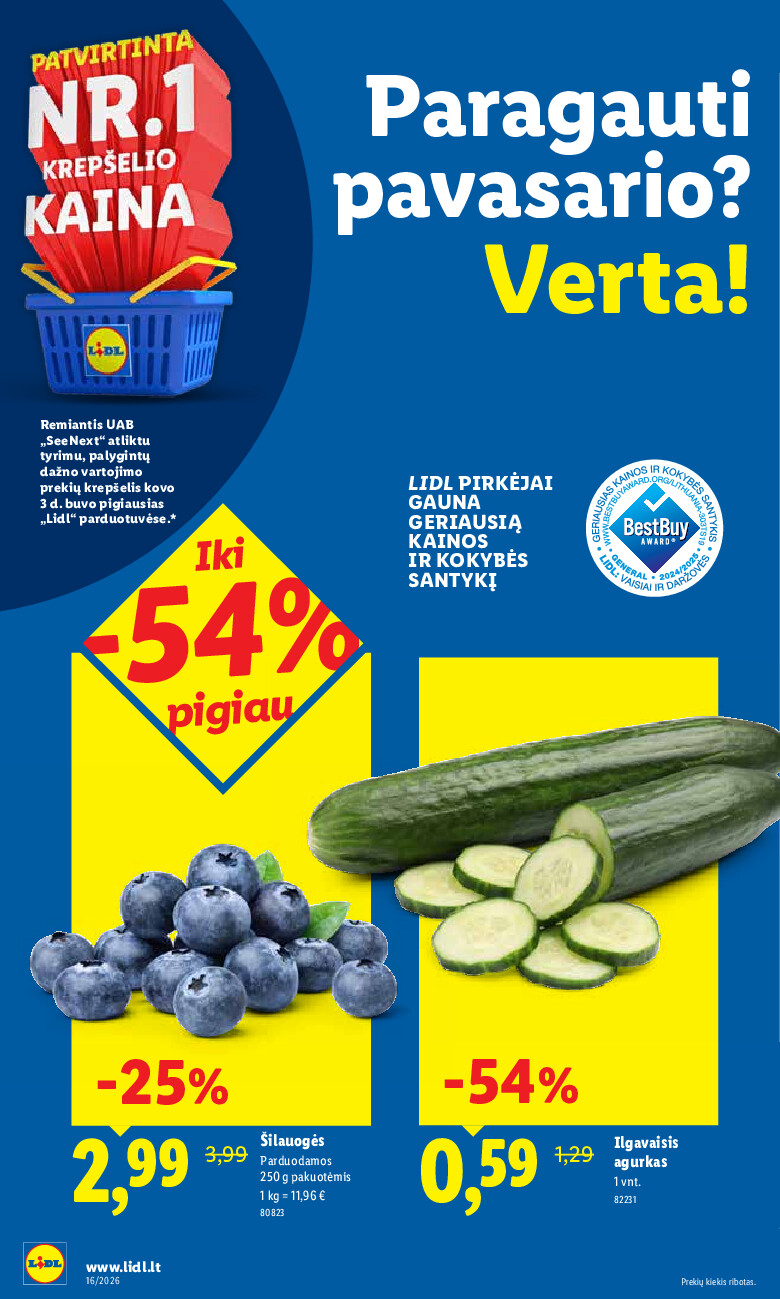 MAISTO PREKIŲ PASIŪLYMAI (2026-04-13 - 2026-04-19) | 40