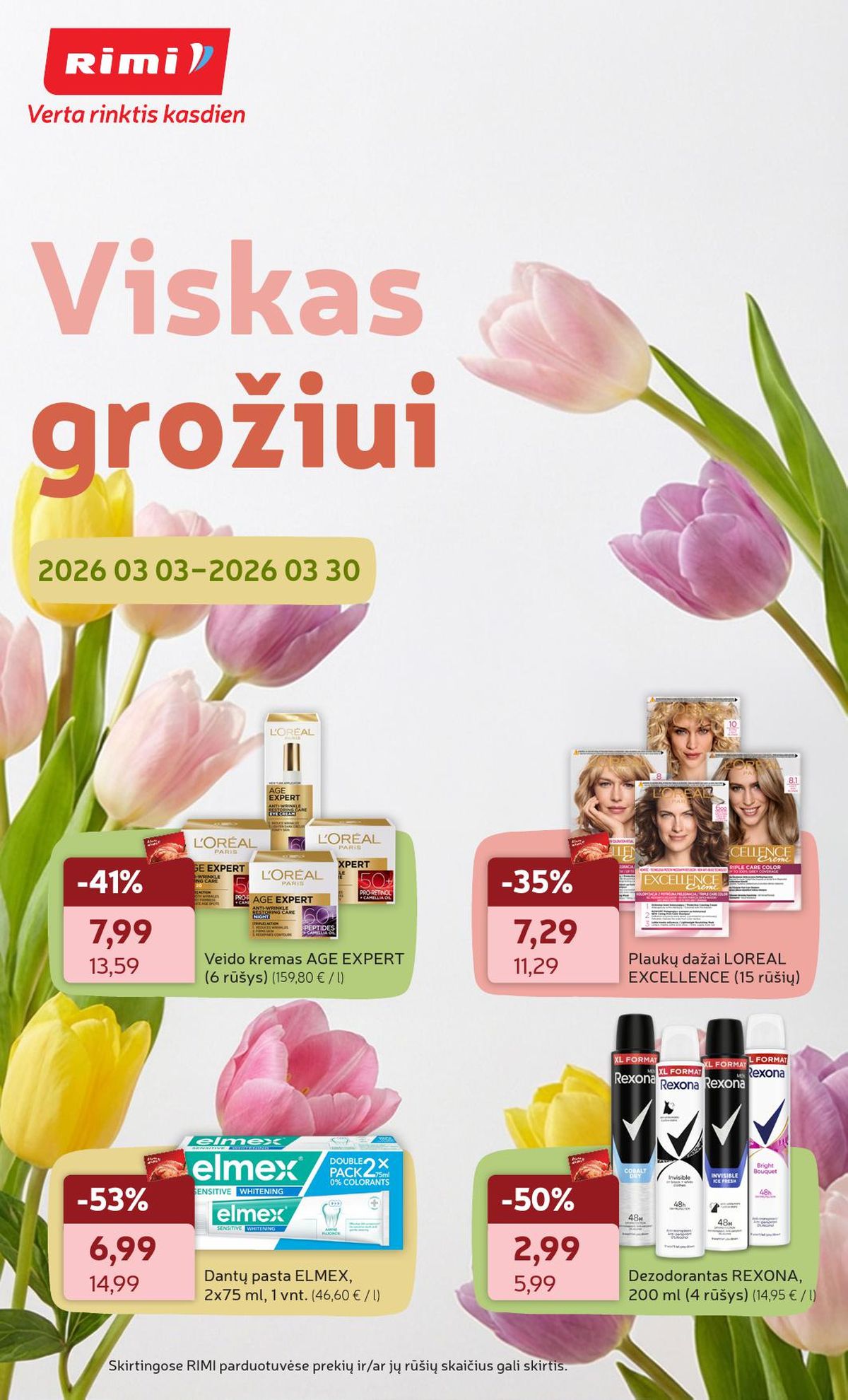 RIMI - GROŽIO prekių katalogas Nr. 03 (2026 03 03 - 2026 03 30) | 1