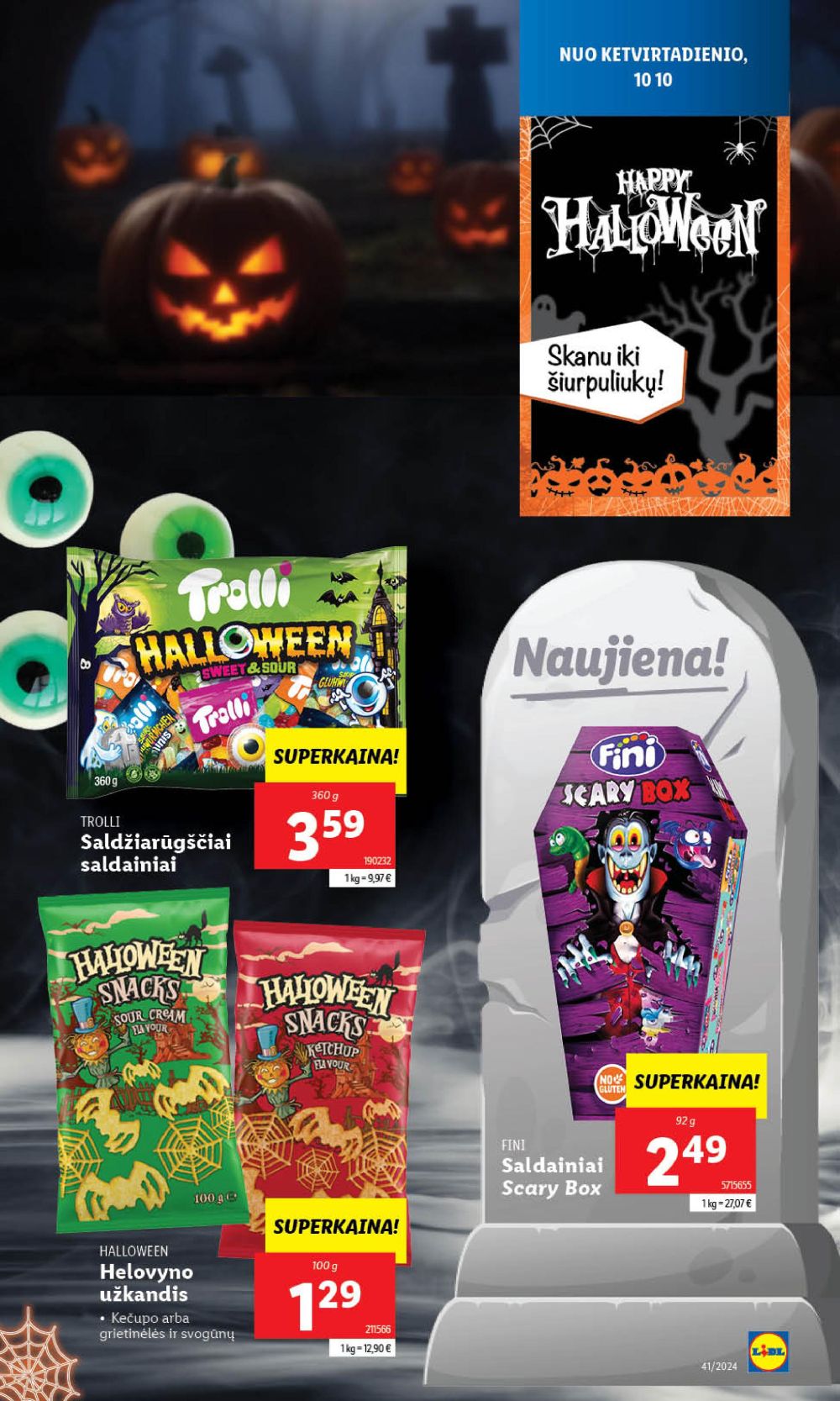 LIDL - Halloween. Skanu iki šiurpuliukų! (2024 10 10 - ) | 1