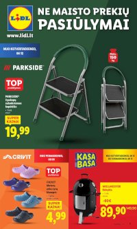 LIDL - Ne maisto prekių pasiūlymai (2025 06 09 - 2025 06 15)