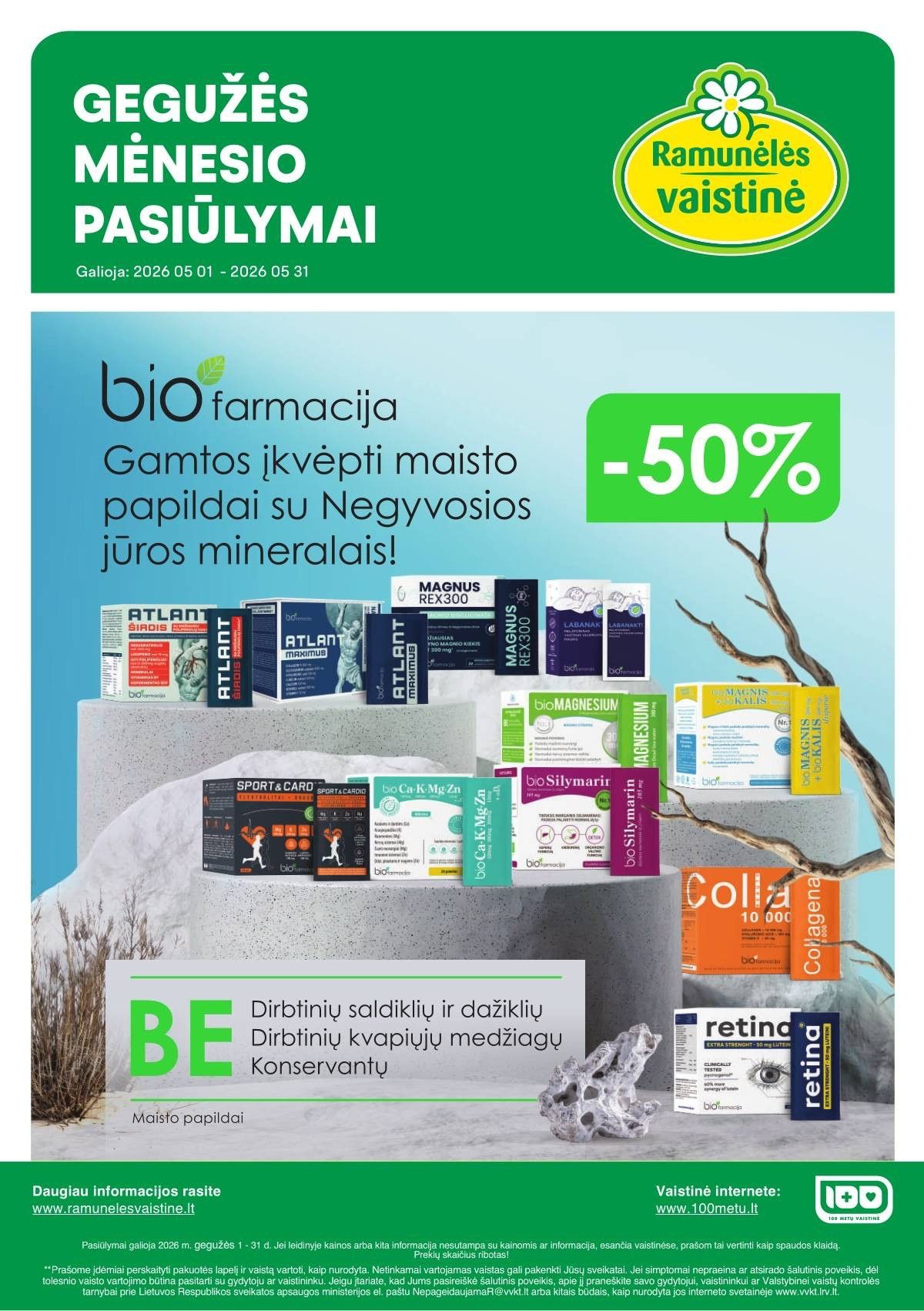 RAMUNĖLĖS VAISTINĖ (2026 05 01 - 2026 05 31) | 1