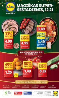 LIDL - Maisto prekių pasiūlymai (2024 12 19 - 2024 12 24)