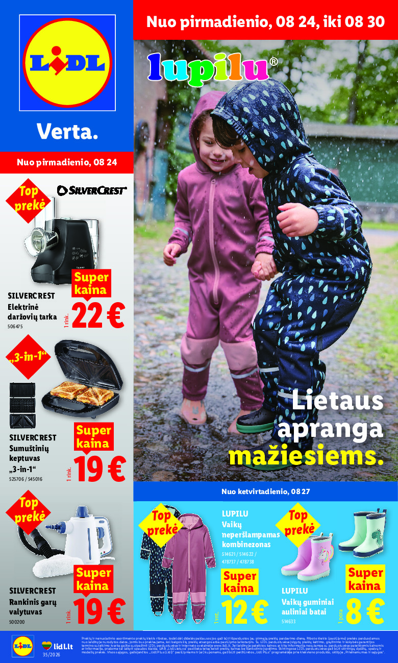 NE MAISTO PREKIŲ PASIŪLYMAI (2026-08-24 - 2026-08-30) | 1