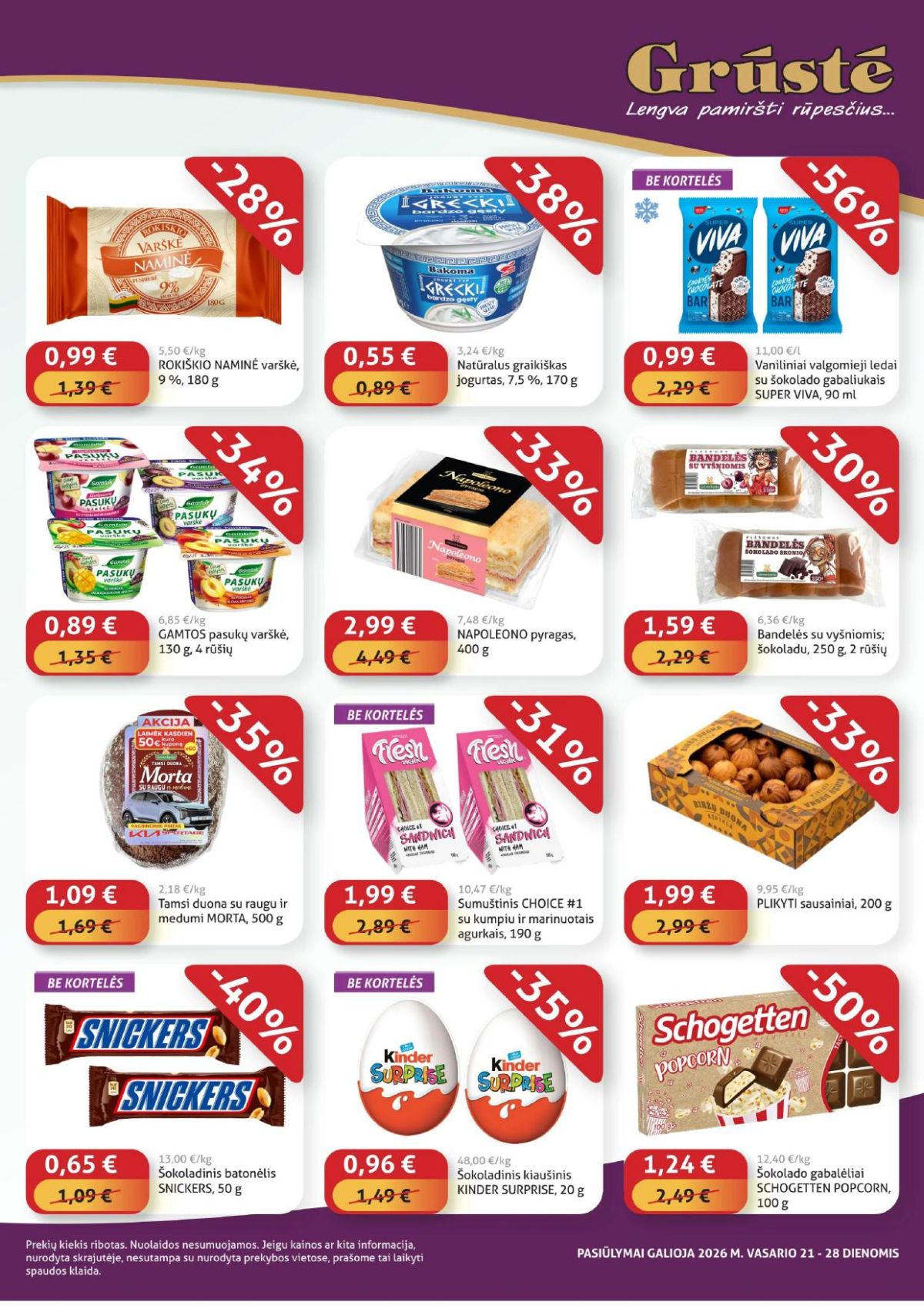 GRŪSTĖ - Ko gero pigiau nerasi (2026 02 21 - 2026 02 28) | 3